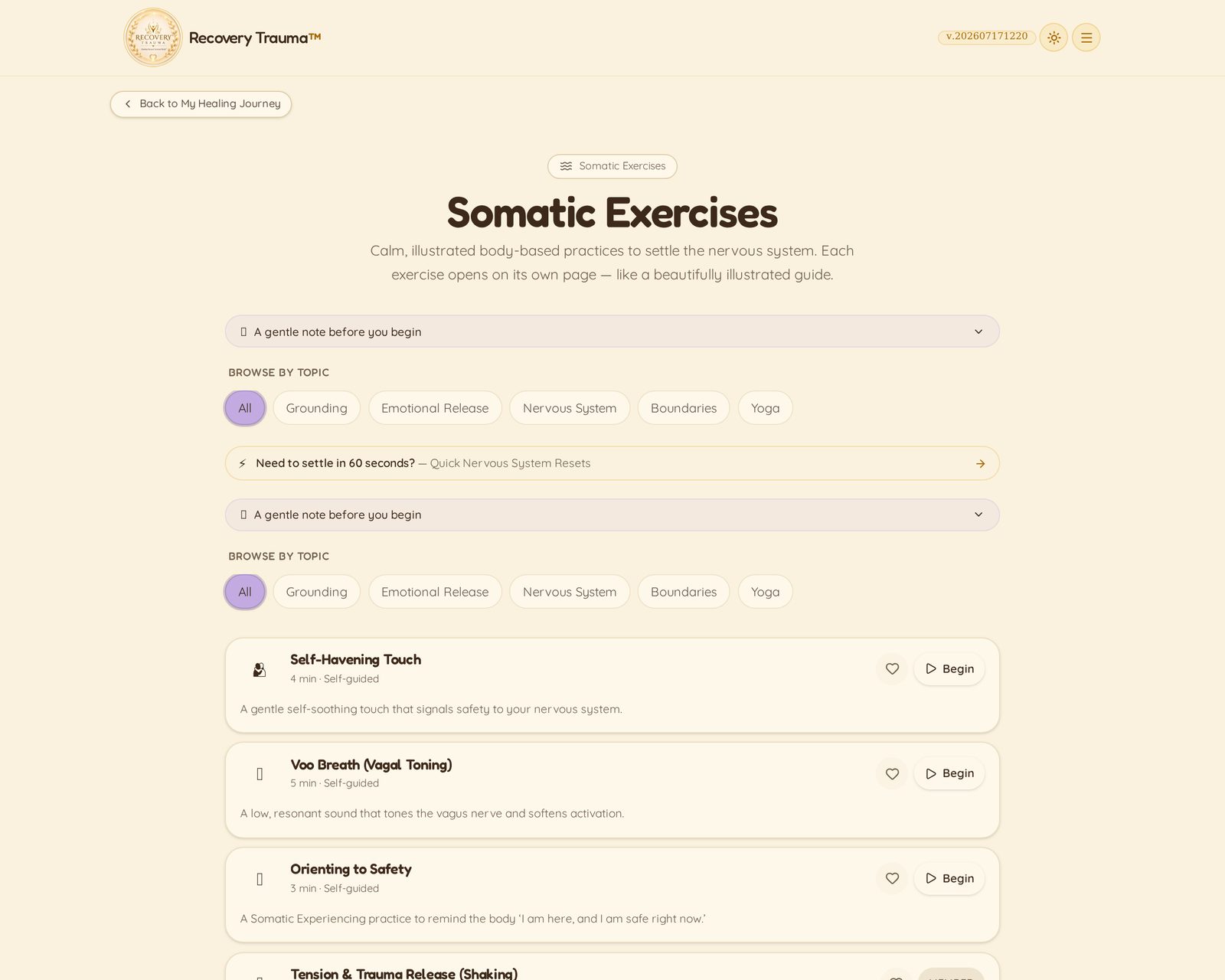Somatic Exercises preview